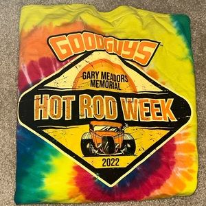 Good guys Hot Rod week 2022 tie dye shirt